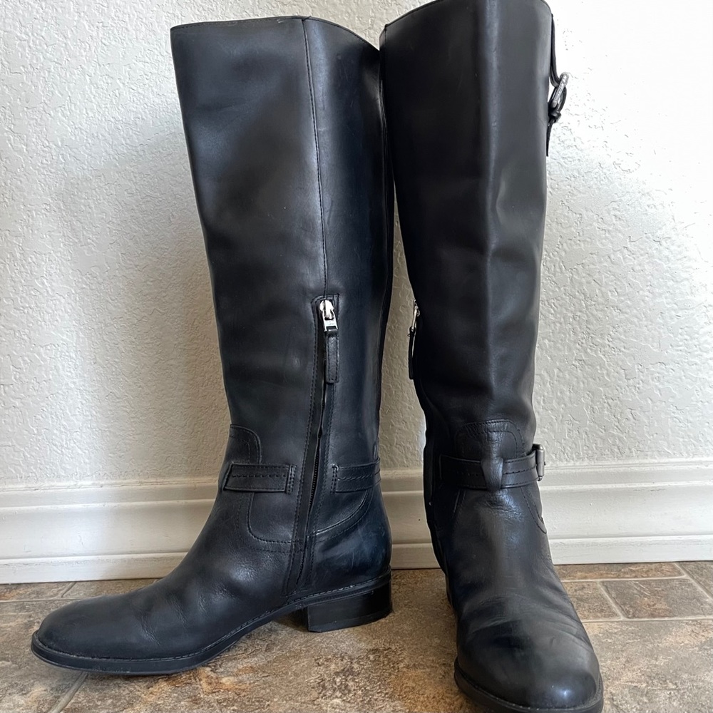 Sam Edelman Knee High Boots sz 7.5 EUC